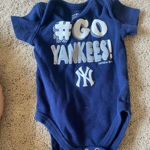 3-6 month Yankees onesie